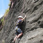 Rock climbing