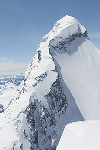 Mt Aspiring aerial image