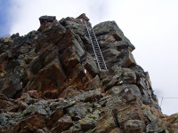 Ladders help for steep and tricky bits