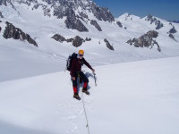 Guided mountaineering