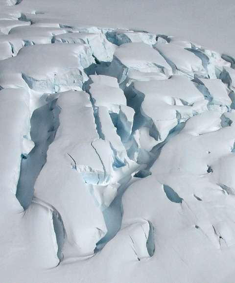 Galciated terrain, skilled learned on a private mountaineering course